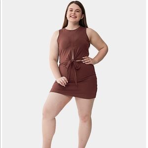 Bloom, Tie-Up Tank Plus Size Dress